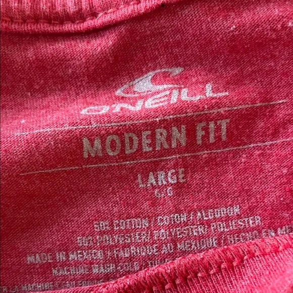 4 Men’s O'Neill Dark Blue, Black, Red Surf Tees - Picture 5 of 10